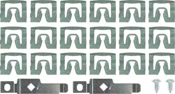 Picture of 1971-1973 Mopar E-Body 20 Piece Rear Window Trim Molding Clip Set 