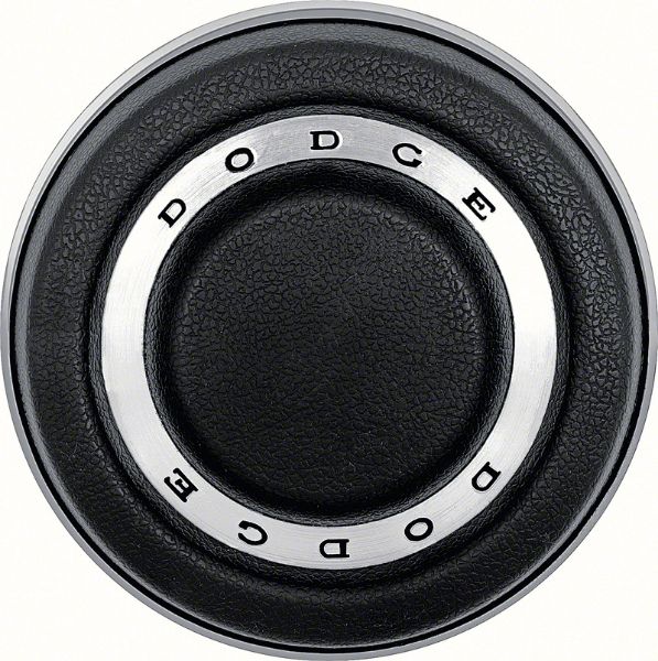 Picture of 1970 Dodge Challenger Center Pad With Emblem For S83 Rim Blow Steering Wheel 