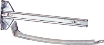 Show details for 1970-1972 E-Body Door Glass Guides - LH  Picture of 1970-1972 E-Body Door Glass Guides - LH