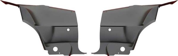 Picture of 1970-74 Challenger Black Rear Panels 