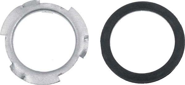 Picture of 1962-76 Mopar Zinc Fuel Sender Lock Ring With Rubber Gasket 