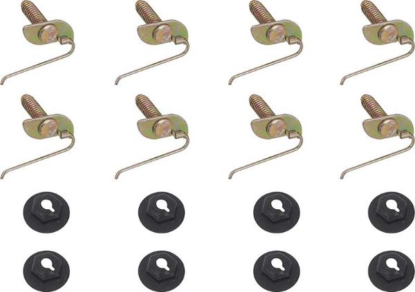 Picture of 1967 Dodge Coronet Hood Lip Trim Molding Mounting Hardware 