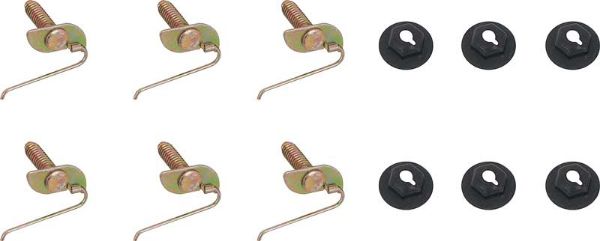 Picture of 1967 Plymouth Barracuda Trunk Lid Trim Molding Hardware Set 