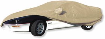 Show details for 1982-92 F-Body W/ Aero-Wing - Softshield Flannel Cover - Tan  Picture of 1982-92 F-Body W/ Aero-Wing - Softshield Flannel Cover - Tan