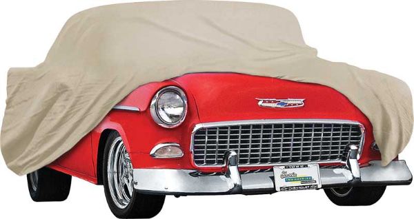 Picture of 1955-56 Chevrolet 4 DoorTan Softshield Flannel Car Cover 