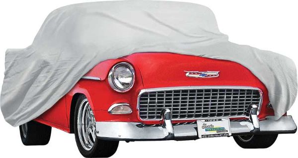 Picture of 1955-56 Chevrolet 2 Door - All ModelsGrey Weather Blocker Car Cover 