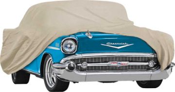 Show details for 1957 Chevrolet 2 Door / 4 Door (Except Wagons) TanWeather Blocker Car Cover  Picture of 1957 Chevrolet 2 Door / 4 Door (Except Wagons) TanWeather Blocker Car Cover