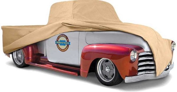 Picture of 1947-54 Chevrolet/GMC Shortbed Truck Softshield Flannel Cover - Tan 