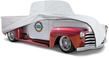 Show details for 1947-54 Chevrolet/GMC Shortbed Truck Weather Blocker Cover - Gray  Picture of 1947-54 Chevrolet/GMC Shortbed Truck Weather Blocker Cover - Gray