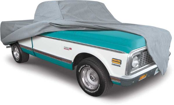 Picture of 1960-87 Chevrolet/GMC Longbed Truck Softshield Flannel Cover - Gray 