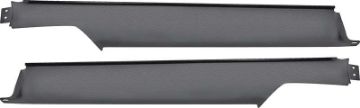 Show details for 1975-79 Nova / X-body Rear Quarter Window Lower Interior Moldings Pair  Picture of 1975-79 Nova / X-body Rear Quarter Window Lower Interior Moldings Pair