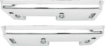 Show details for 1962-67 Chrome Rear Arm Rest Bases - Pair  Picture of 1962-67 Chrome Rear Arm Rest Bases - Pair