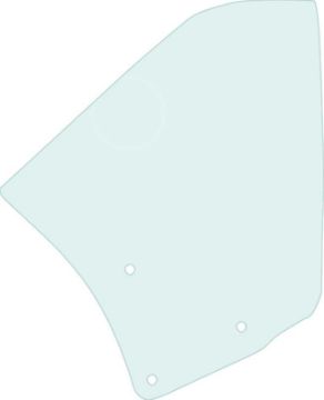 Show details for 1967-69 Camaro / Firebird Convertible Right Hand (Passenger Side) Clear Quarter Glass  Picture of 1967-69 Camaro / Firebird Convertible Right Hand (Passenger Side) Clear Quarter Glass