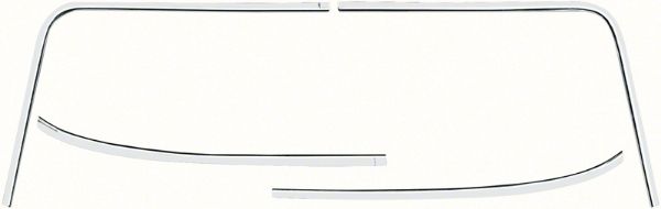 Picture of 1968-74 Chevy II /Nova 2 Door Windshield Molding Set 