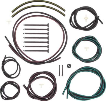 Show details for 1968 Camaro Rally Sport Headlight Hose Set with Color Hoses  Picture of 1968 Camaro Rally Sport Headlight Hose Set with Color Hoses