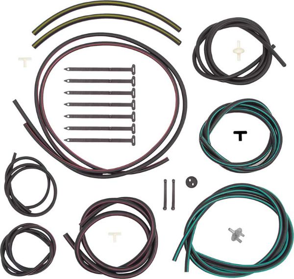 Picture of 1969 Camaro Rally Sport Headlight Hose Set with Color Hoses 
