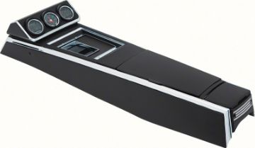 Show details for 1967 Pre-assembled 4-Speed Manual Transmission Console Assembly with Gauges  Picture of 1967 Pre-assembled 4-Speed Manual Transmission Console Assembly with Gauges