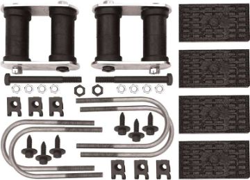 Show details for 1967-69 F-Body & 1968-79 X-Body Multi-Leaf W/O Rear Sway Bar Install Set All U-Bolts  Picture of 1967-69 F-Body & 1968-79 X-Body Multi-Leaf W/O Rear Sway Bar Install Set All U-Bolts
