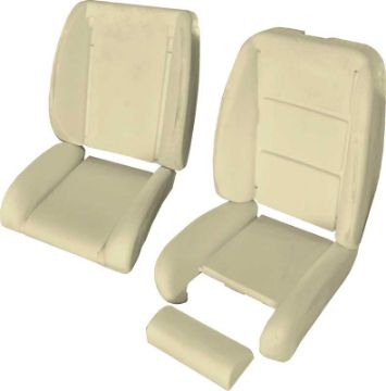 Show details for 1982-83 Camaro Pace Car Bucket Seat Foam - Pair  Picture of 1982-83 Camaro Pace Car Bucket Seat Foam - Pair
