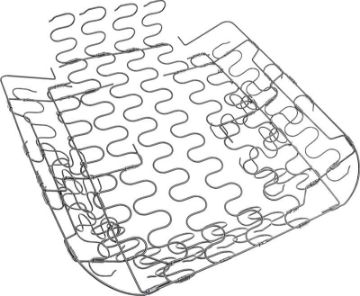 Show details for 1966-67 Full Size & Nova Bucket Seat Bottom Support Spring With Side Springs  Picture of 1966-67 Full Size & Nova Bucket Seat Bottom Support Spring With Side Springs