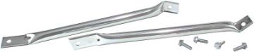 Show details for 1967-69 Camaro / Firebird Chrome Fender to Radiator Support Bars  Picture of 1967-69 Camaro / Firebird Chrome Fender to Radiator Support Bars