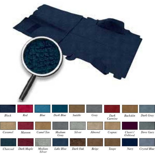 Picture of 1978-80 Blazer / JimmyBlack Cargo Area Molded Cut Pile Carpet 