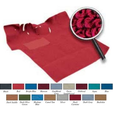 Show details for 1967-72 GM Standard Cab Pickup 2 WD / Low Hump / Column Shift RedMolded Loop Carpet Set  Picture of 1967-72 GM Standard Cab Pickup 2 WD / Low Hump / Column Shift RedMolded Loop Carpet Set