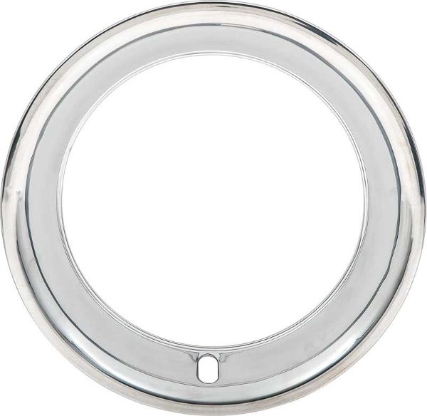 Picture of 15" Stainless Steel 2-1/4" Deep Rally Wheel Trim Ring For Reproduction Wheels Only 
