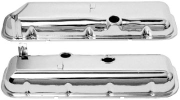 Show details for Chevrolet 396-454Big Block Chrome Valve Covers With Power Brakes &Oil Drippers  Picture of Chevrolet 396-454Big Block Chrome Valve Covers With Power Brakes &Oil Drippers