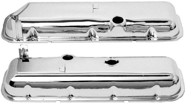 Picture of Chevrolet 396-454Big Block Chrome Valve Covers With Power Brakes &Oil Drippers 