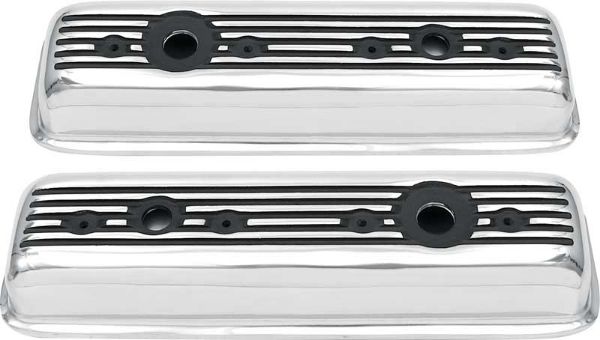 Picture of 1986-92 Chevrolet Small Block Polished Aluminum Center Bolt Valve Covers 