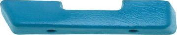 Show details for 1972 GM Truck Arm Rest Pad (Blue) LH  Picture of 1972 GM Truck Arm Rest Pad (Blue) LH