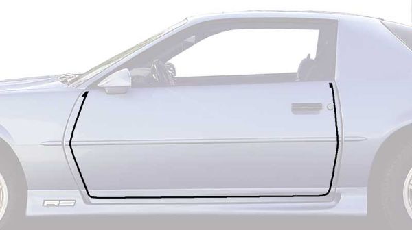 Picture of 1982-92 Camaro / Firebird Reproduction Rubber Door Frame Weatherstrip 