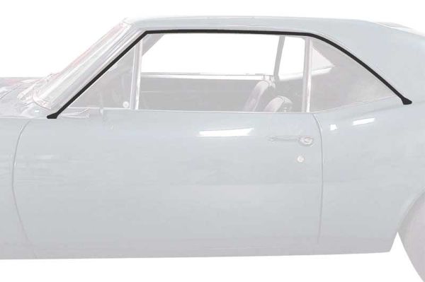Picture of 1967 Camaro / Firebird Coupe Original Style Latex Roof Rail Weatherstrip 