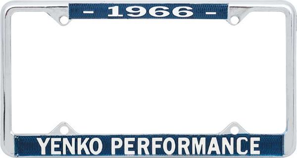 Picture of 1966 Yenko Performance License Frame 