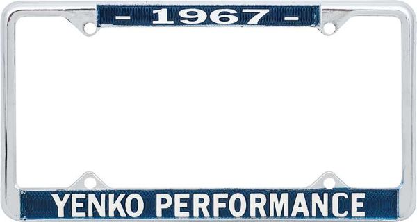 Picture of 1967 Yenko Performance License Frame 