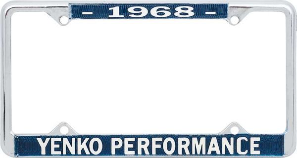 Picture of 1968 Yenko Performance License Frame 