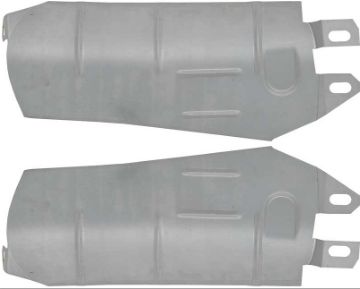 Show details for 1970 1971 1972 1973 1974 Cuda Challenger E-Body Muffler Heat Shields Picture of 1970 1971 1972 1973 1974 Cuda Challenger E-Body Muffler Heat Shields
