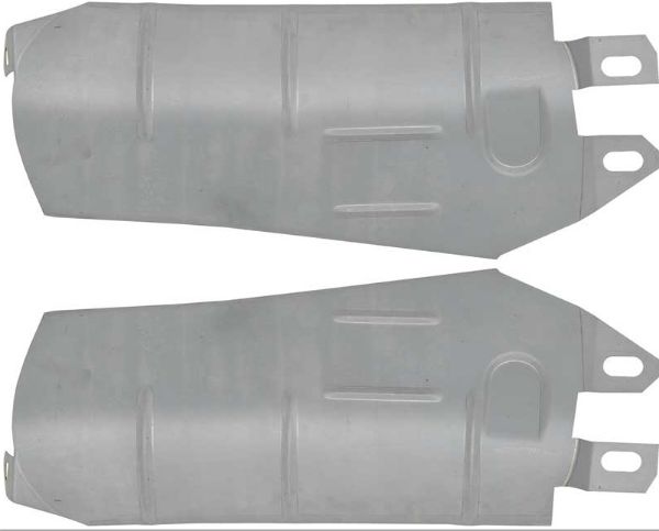 Picture of 1970 1971 1972 1973 1974 Cuda Challenger E-Body Muffler Heat Shields