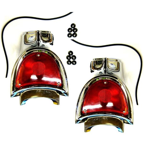 Picture of 1957 Chevrolet Bel Air Base Tail Light Assembly