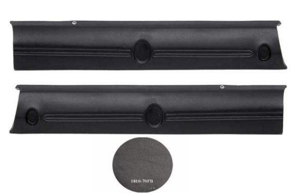 Picture of 1810-70FBB Mopar 1970 Charger Upper Door Panels with Emblems