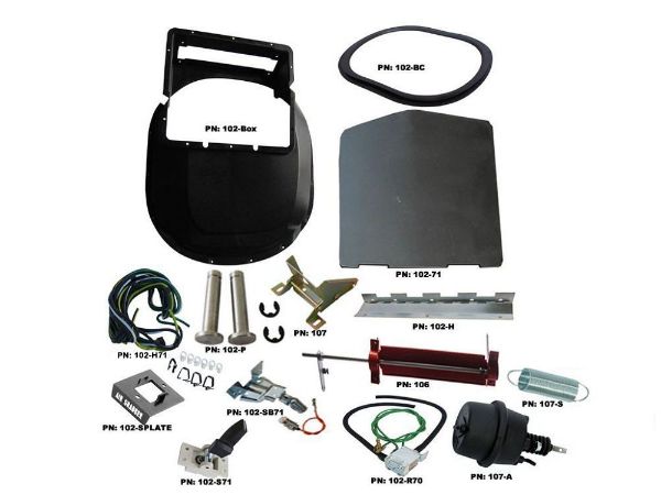 Picture of Mopar 1971-1972 B-Body Air Grabber Assembly Kit