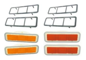 Show details for 1971 Plymouth Roadrunner and GTX Side Marker Kit Picture of 1971 Plymouth Roadrunner and GTX Side Marker Kit