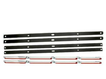 Show details for 1968 Dart GTS Hood Insert Set Picture of 1968 Dart GTS Hood Insert Set