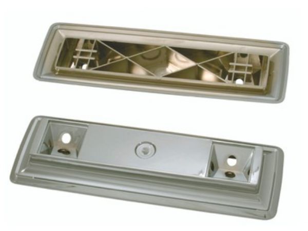Picture of 1966-1970 B-body 9" Front Chrome Armrest Base