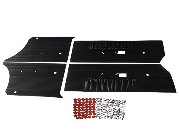 Picture of Mopar Charger R/T Door Panel Front and Rear Set (BLACK)