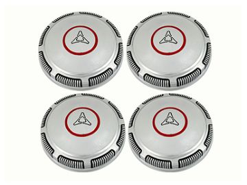 Show details for 1969-74 Dodge Stainless Steel Dog Dish Hub Caps Picture of 1969-74 Dodge Stainless Steel Dog Dish Hub Caps