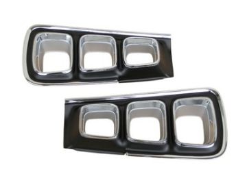 Show details for 1968 Dodge Coronet R/T Taillight Bezels Picture of 1968 Dodge Coronet R/T Taillight Bezels
