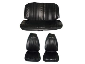 Show details for 6613-BUK 1971 Dart Swinger Front Bucket Rear Bench Seat Cover Picture of 6613-BUK 1971 Dart Swinger Front Bucket Rear Bench Seat Cover