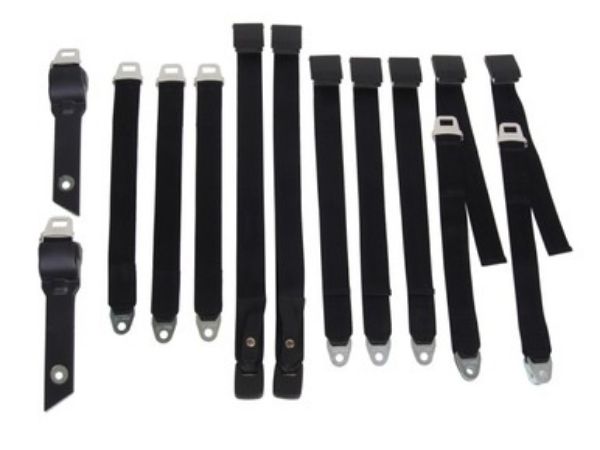 Picture of 3850-69BUK 1968-69 A-body Bucket Seat Belt Set
